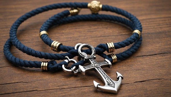 Top 5 bracelets ancre marine tendances pour hommes à petit prix